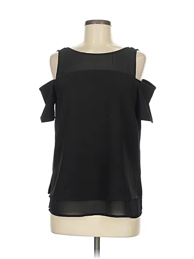 Pre-owned Cooper & Ella Sleeveless Blouse In Black