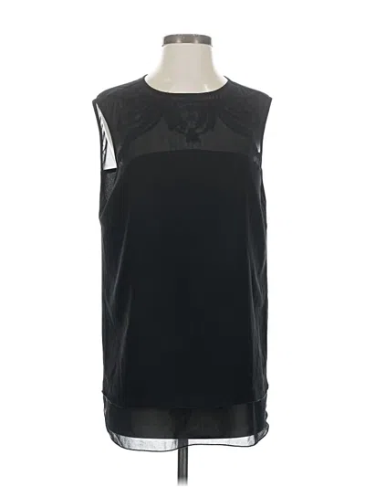 Pre-owned Cooper & Ella Sleeveless Blouse In Black