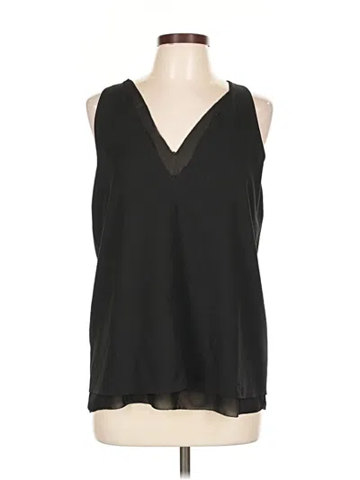 Pre-owned Cooper & Ella Sleeveless Blouse In Black