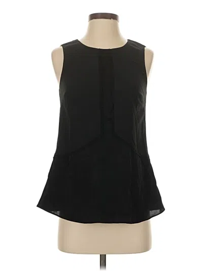 Pre-owned Cooper & Ella Sleeveless Blouse In Black