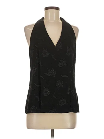 Pre-owned Cooper & Ella Sleeveless Blouse In Black
