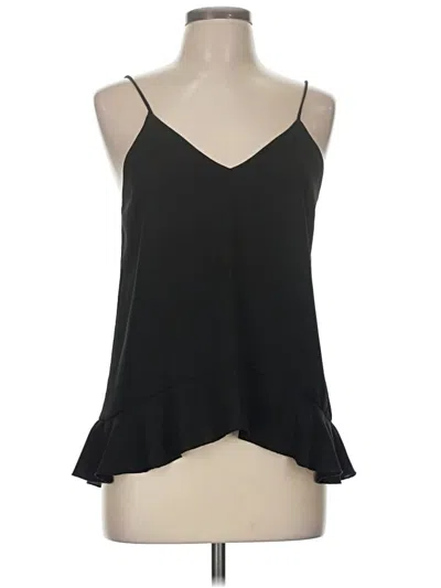 Pre-owned Cooper & Ella Sleeveless Blouse In Black