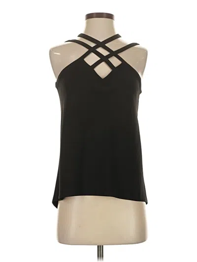 Pre-owned Cooper & Ella Sleeveless Blouse In Black