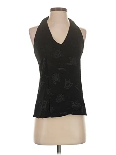 Pre-owned Cooper & Ella Sleeveless Blouse In Black