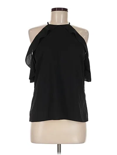 Pre-owned Cooper & Ella Sleeveless Blouse In Black