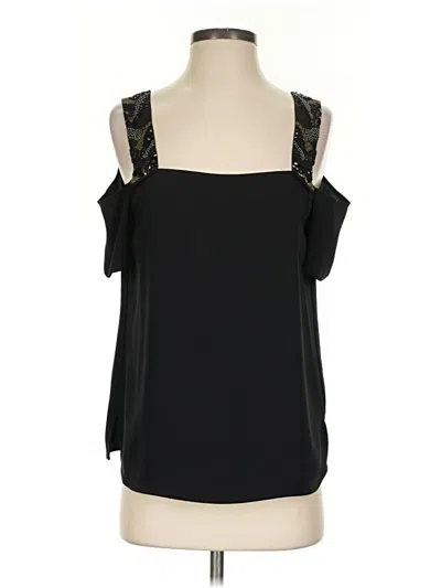 Pre-owned Cooper & Ella Sleeveless Blouse In Black