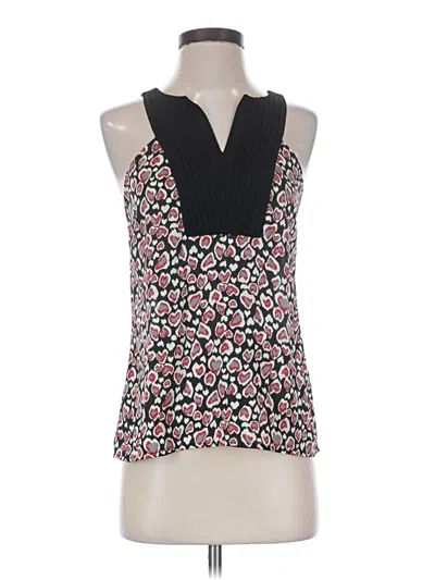 Pre-owned Cooper & Ella Sleeveless Blouse In Black