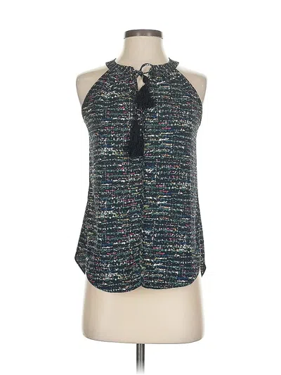 Pre-owned Cooper & Ella Sleeveless Blouse In Blue