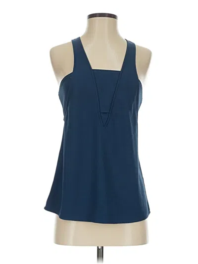 Pre-owned Cooper & Ella Sleeveless Blouse In Blue