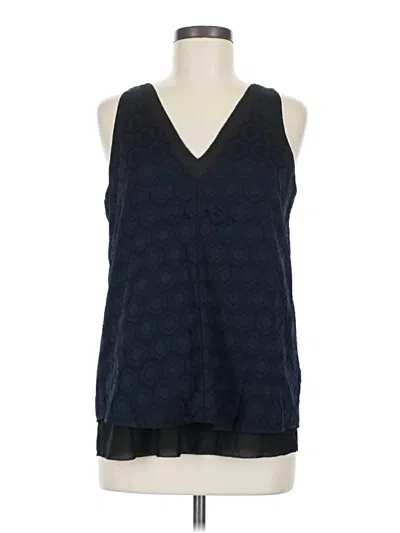 Pre-owned Cooper & Ella Sleeveless Blouse In Blue