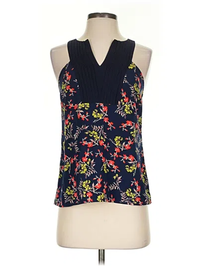 Pre-owned Cooper & Ella Sleeveless Blouse In Blue