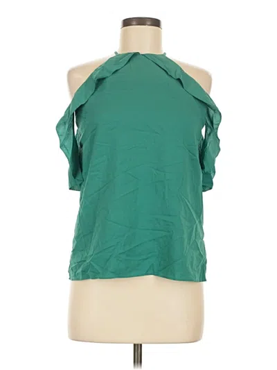 Pre-owned Cooper & Ella Sleeveless Blouse In Green