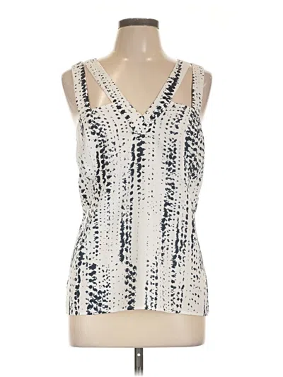 Pre-owned Cooper & Ella Sleeveless Blouse In Ivory