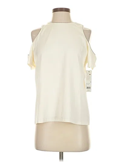 Pre-owned Cooper & Ella Sleeveless Blouse In Ivory