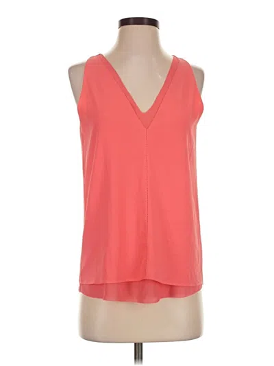 Pre-owned Cooper & Ella Sleeveless Blouse In Orange