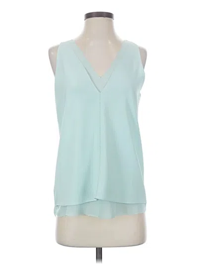 Pre-owned Cooper & Ella Sleeveless Blouse In Teal