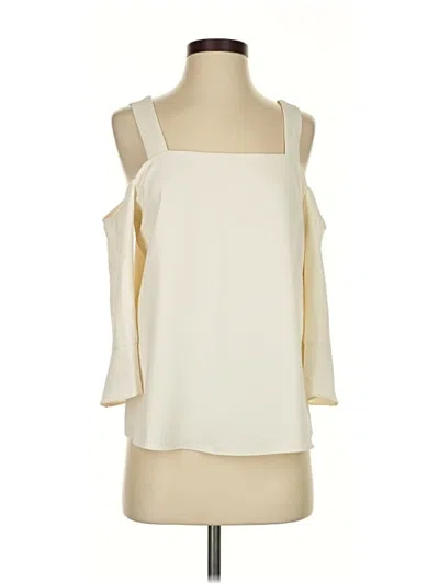 Pre-owned Cooper & Ella Sleeveless Blouse In White