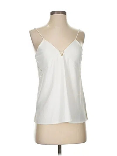 Pre-owned Cooper & Ella Sleeveless Blouse In White