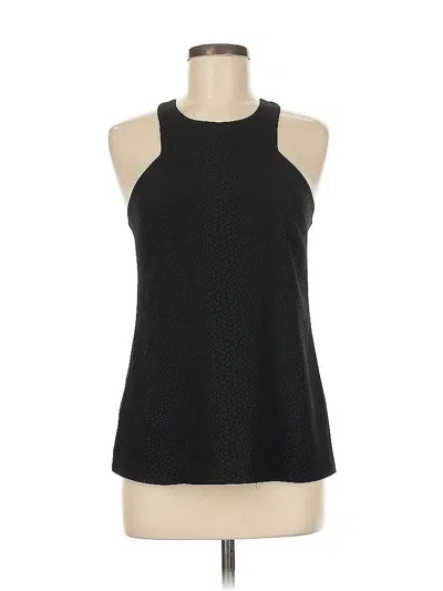 Pre-owned Cooper & Ella Sleeveless Top Black Halter Neckline Tops