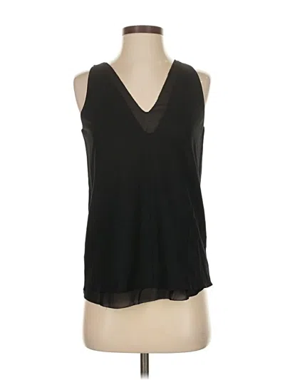 Pre-owned Cooper & Ella Sleeveless Top Black V Neck Tops