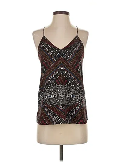 Pre-owned Cooper & Ella Sleeveless Top Brown Halter Neckline Tops