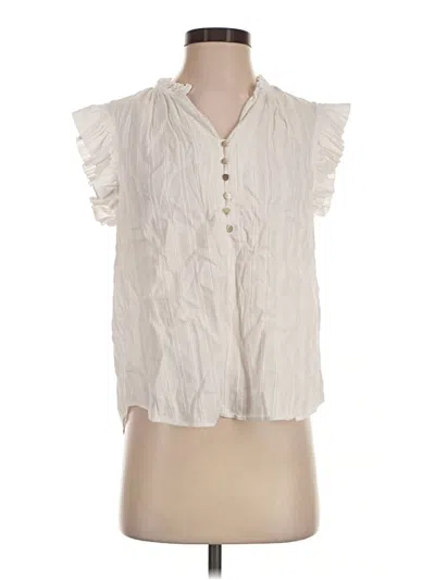 Pre-owned Cooper & Ella Sleeveless T-shirt In Ivory