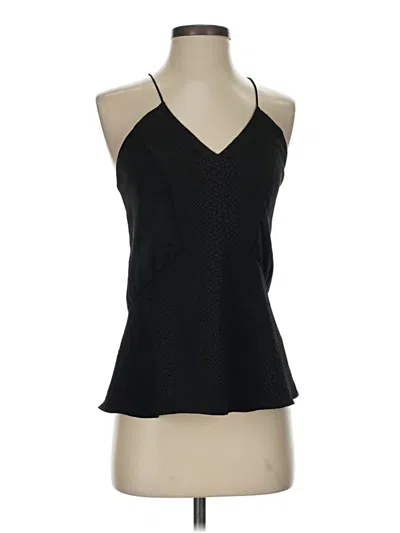 Pre-owned Cooper & Ella Tank Top Black Halter Neckline Tops