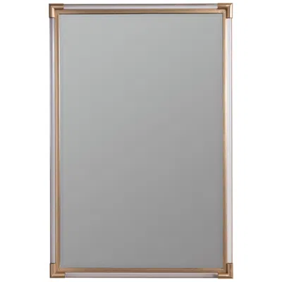 Cooper Classics Ambrose Clear Acrylic Gold 24 1/4" X 36 1/4" Wall Mirror