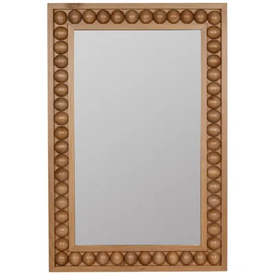 Cooper Classics Brayden 36" High Decorative Wood Wall Mirror