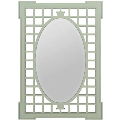 Cooper Classics Bria Hammel X  Garden Mirror In Sage
