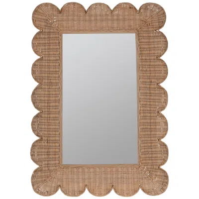 Cooper Classics Brooke Natural 29" X 40 1/2" Wall Mirror