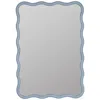 Cooper Classics Candace Windy Skys 28" X 40" Wavy Rectangular Wall Mirror