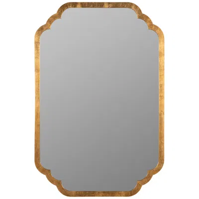 Cooper Classics Carol Gold Leaf 23 3/4" X 35 3/4" Rectangular Wall Mirror