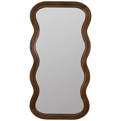 Cooper Classics Frances Walnut 36" X 70" Rectangular Floor/wall Mirror