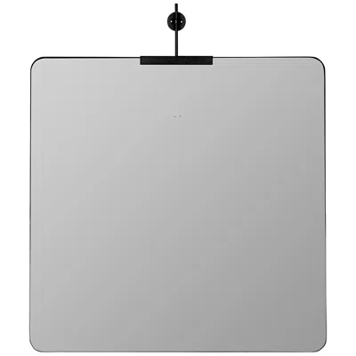 Cooper Classics Frida Shiny Black 48" X 40" Oversized Wall Mirror