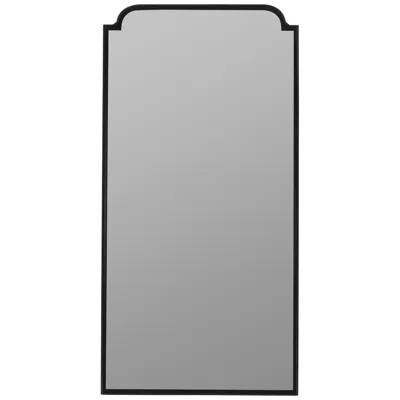 Cooper Classics Heidi Black Metal 23 3/4" X 47 1/2" Rectangular Wall Mirror