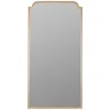 Cooper Classics Heidi Shiny Gold 24" X 47 1/2" Rectangular Wall Mirror