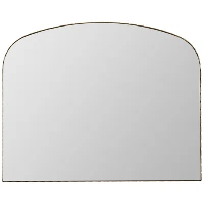 Cooper Classics Jules Arched Scalloped Gold Mirror