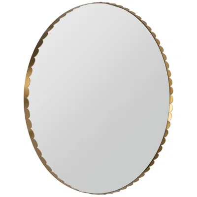 Cooper Classics Jules Gold Metal 31 1/2" Round Wall Mirror