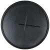 Cooper Classics Kellyn Matte Black 26" Round Wall Clock