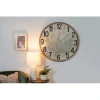 Cooper Classics Lara Oversized 36" Wall Clock In Black;tan