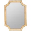 Cooper Classics Lina Natural Rattan 27 3/4" X 38" Rectangular Wall Mirror