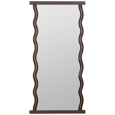Cooper Classics Livia Dark Wood Floor Mirror