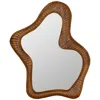 Cooper Classics Raymond Wall Mirror In Brown