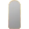 Cooper Classics Saxton Shiny Gold 30" X 70" Arched Rectangular Floor Mirror