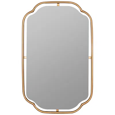 Cooper Classics Sebastian Shiny Gold 22 1/2" X 34 1/4" Wall Mirror