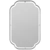 Cooper Classics Sebastian Silver 22 1/4" X 34 1/4" Rectangular Wall Mirror