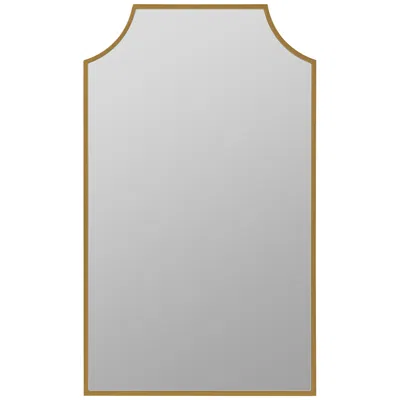 Cooper Classics Simone Gold 21" X 35" Arch Top Medicine Cabinet