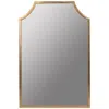 Cooper Classics Simone Shiny Gold Leaf 24" X 35 3/4" Rectangular Wall Mirror
