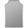 Cooper Classics Simone Shiny Silver Leaf 24" X 35 3/4" Wall Mirror